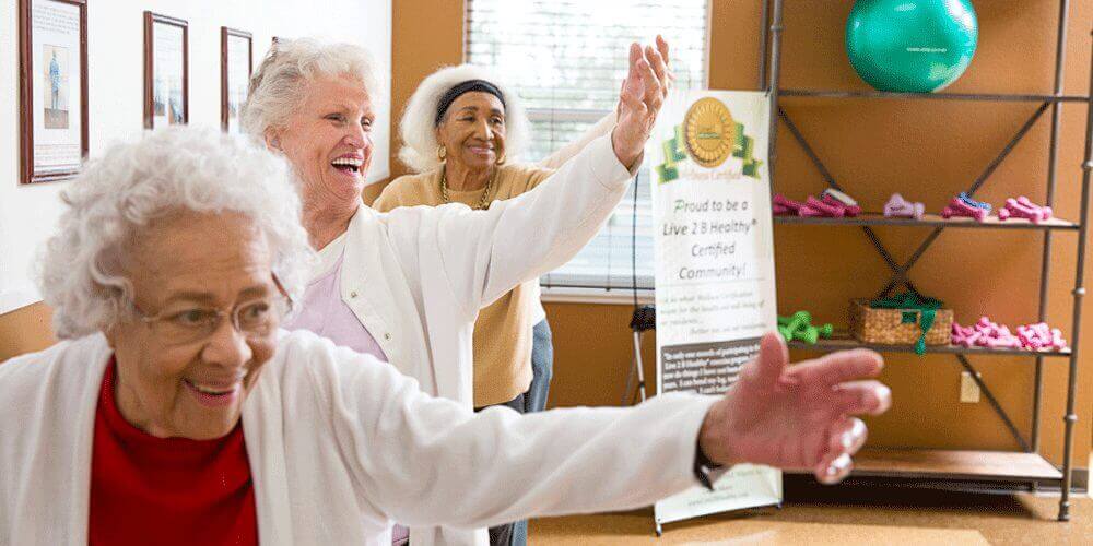 Exercise and fitness at Carlton Senior Living