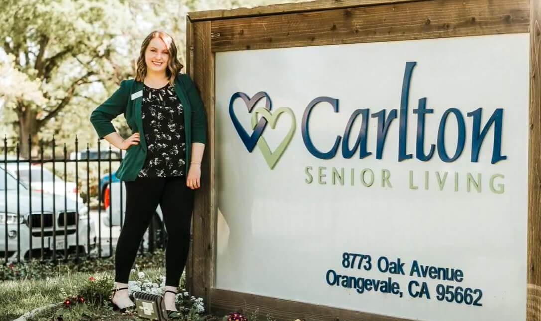 Olivia Sterba Of Carlton Senior Living Orangevale Honored As Outstanding Department Director By Cala
