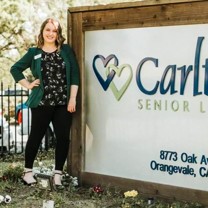 Olivia Sterba Of Carlton Senior Living Orangevale Honored As Spring 2023 Outstanding Department Director By CALA
