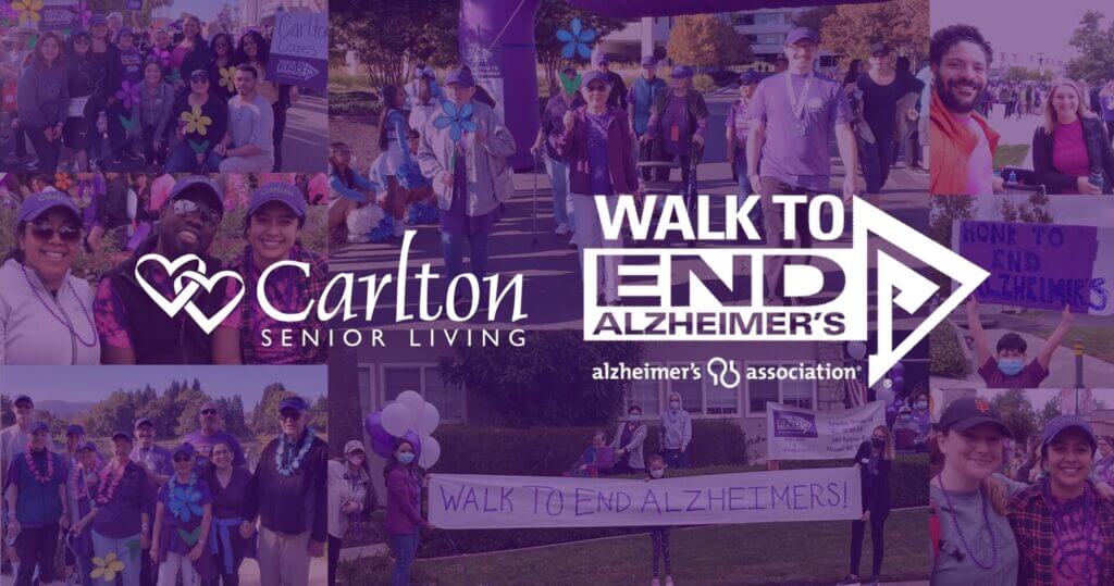 Carlton Senior Living Supports The Alzheimer's Association And The Walk To End Alzheimer's